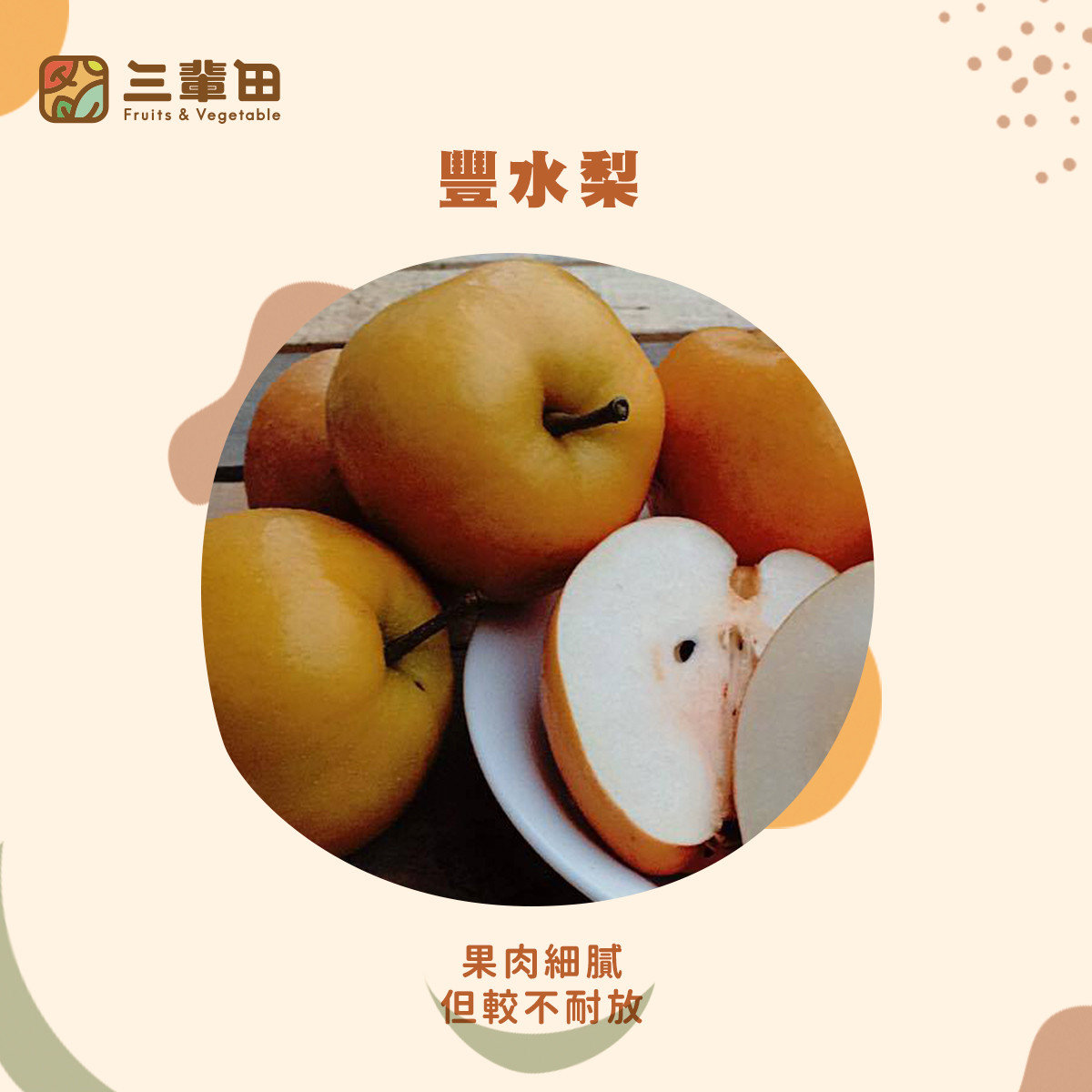 梨子品種比一比：豐水梨｜三輩田Treeple－優質農產品專家