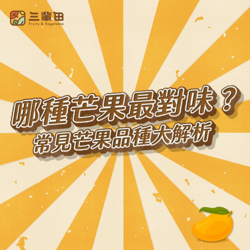 哪種芒果最對味？四種常見芒果品種大解析～