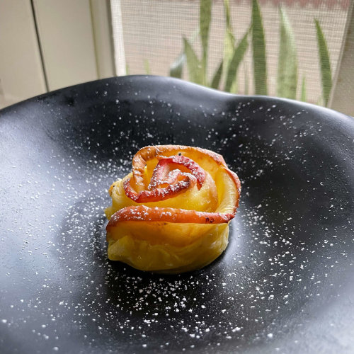 超簡單夢幻甜點－蘋果玫瑰花｜烤箱、氣炸鍋都能做！